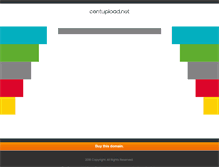Tablet Screenshot of centupload.net